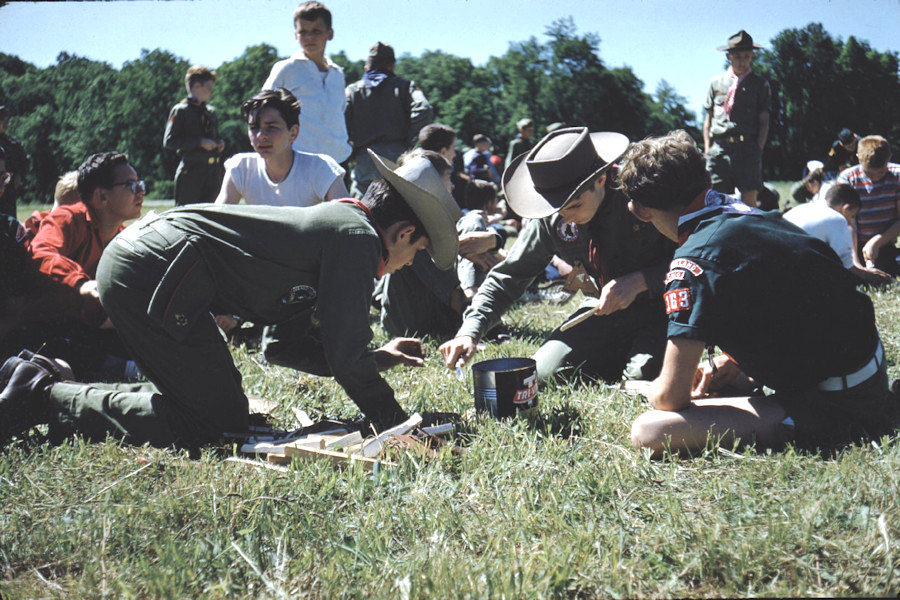 <i>no notes on slide</i> Troop 350 - 1958