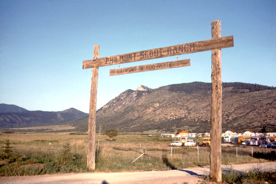 Tent City - H.Q. Scene from Philmont Trip 1962