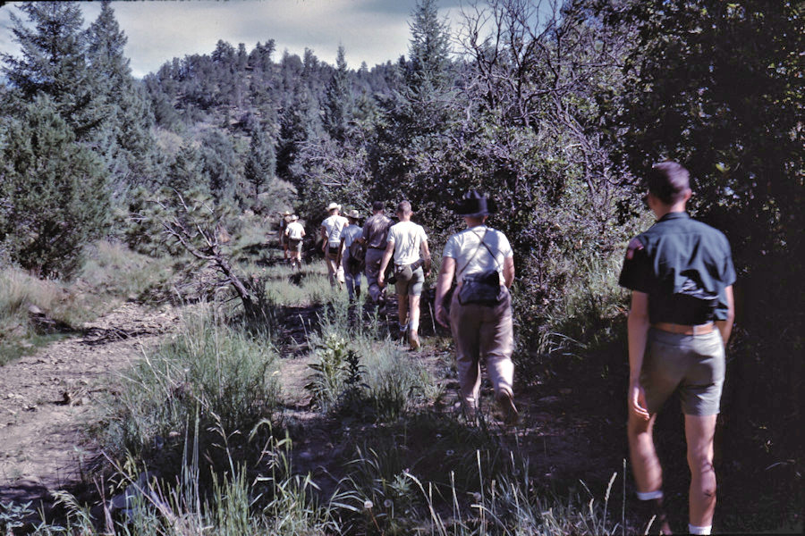 Hike Ponil to Dan Beard Scene from Philmont Trip 1962