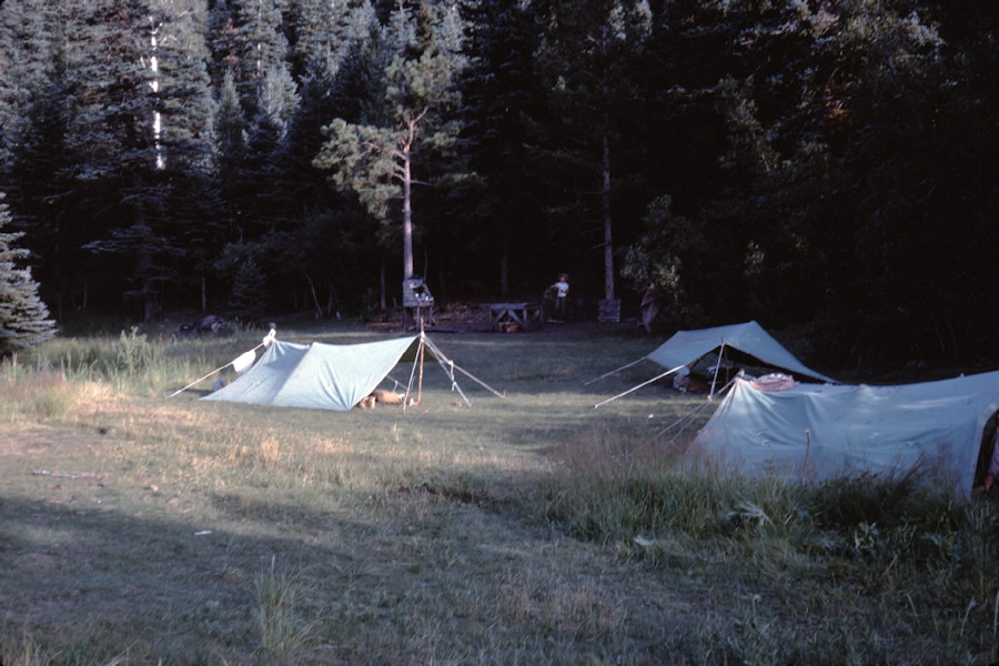 Pueblano Scene from Philmont Trip 1962