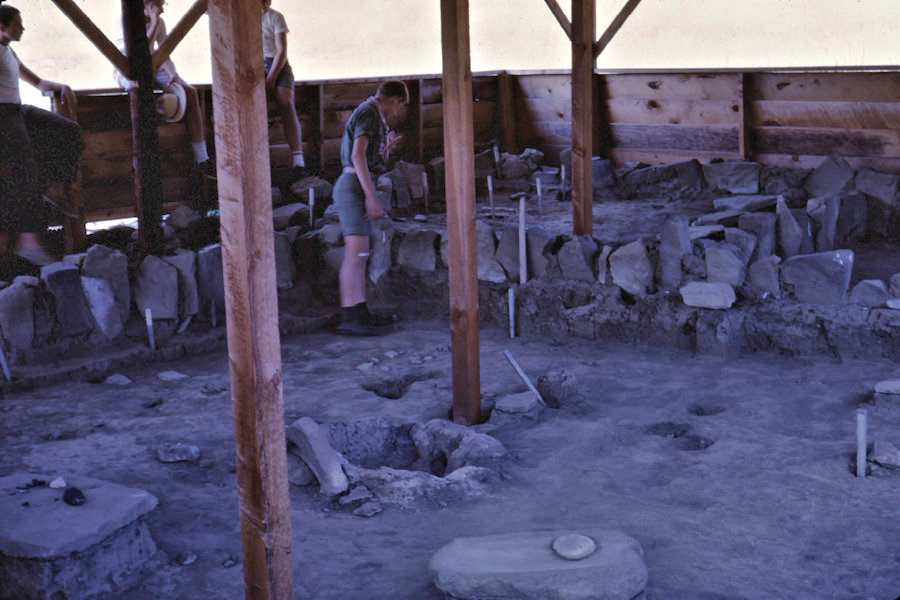 Diggings at Indian Writings Scene from Philmont Trip 1962