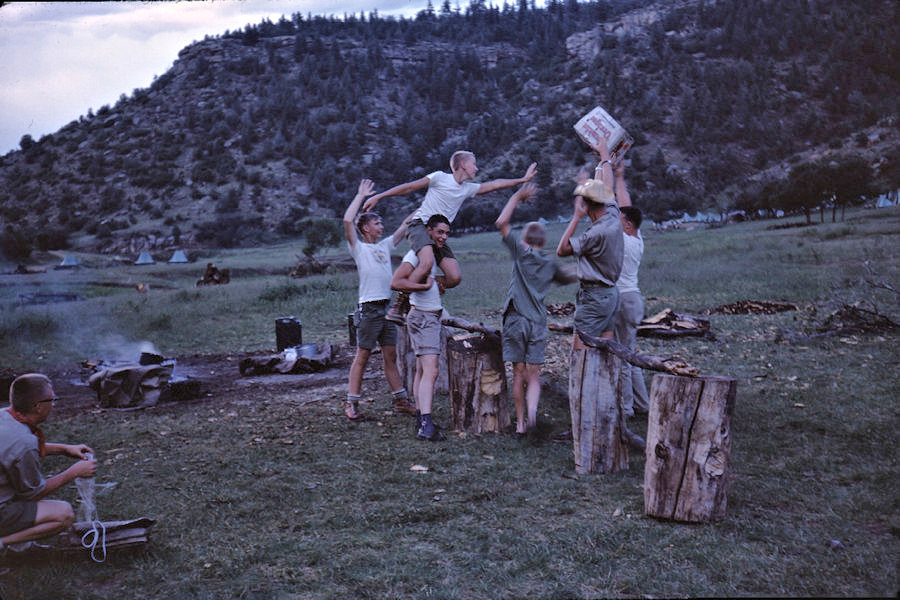 'Volley Ball' Indian Writings Scene from Philmont Trip 1962