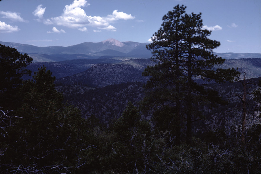 On trail - Indian Writings to Ponil & New Dean Scene from Philmont Trip 1962