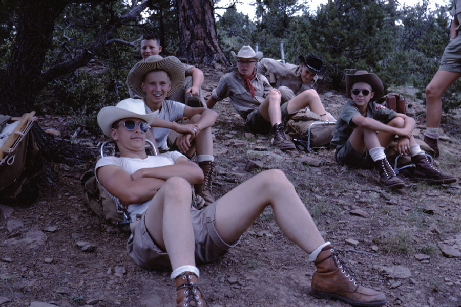 'Take a break' Indian Writings to New Dean via Ponil Scene from Philmont Trip 1962