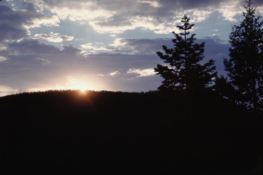 Sunrise Cimarroncito Scene from Philmont Trip 1962