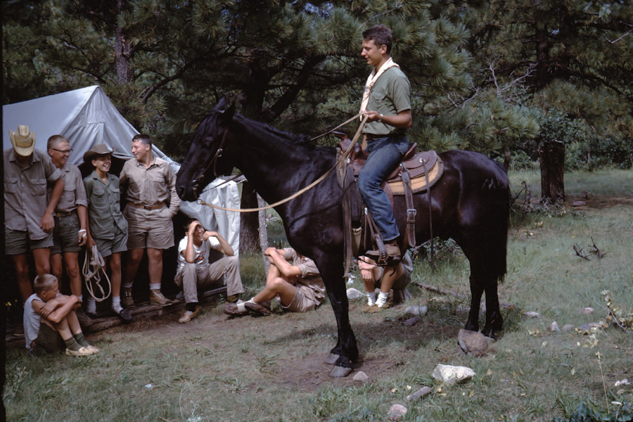 Clark's Fork 'Cowboy Joe' from Bronx Scene from Philmont Trip 1962