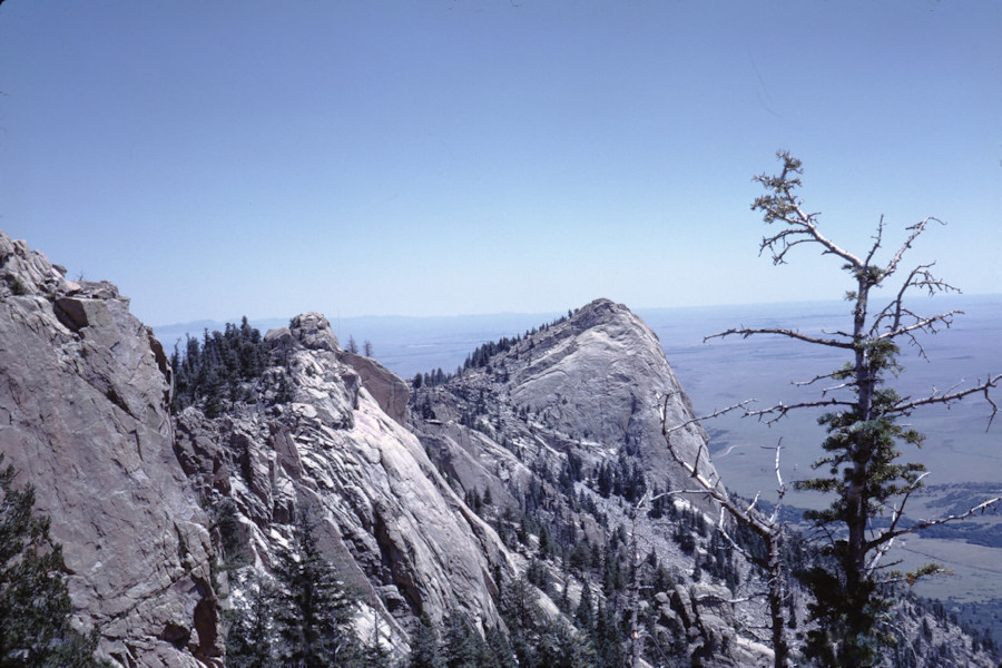Clark's Fork to HQ Scene from Philmont Trip 1962