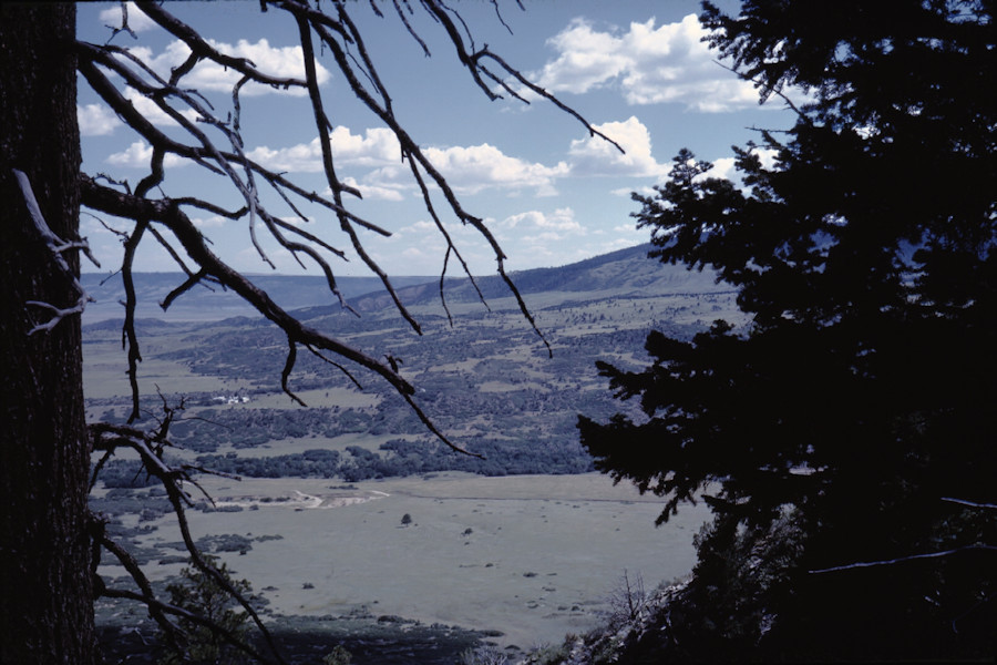 Clark's Fork to HQ Scene from Philmont Trip 1962