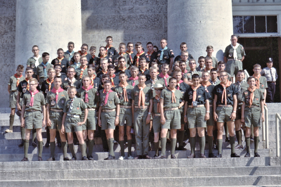 Statehouse Columbus, Ohio Scene from Philmont Trip 1962