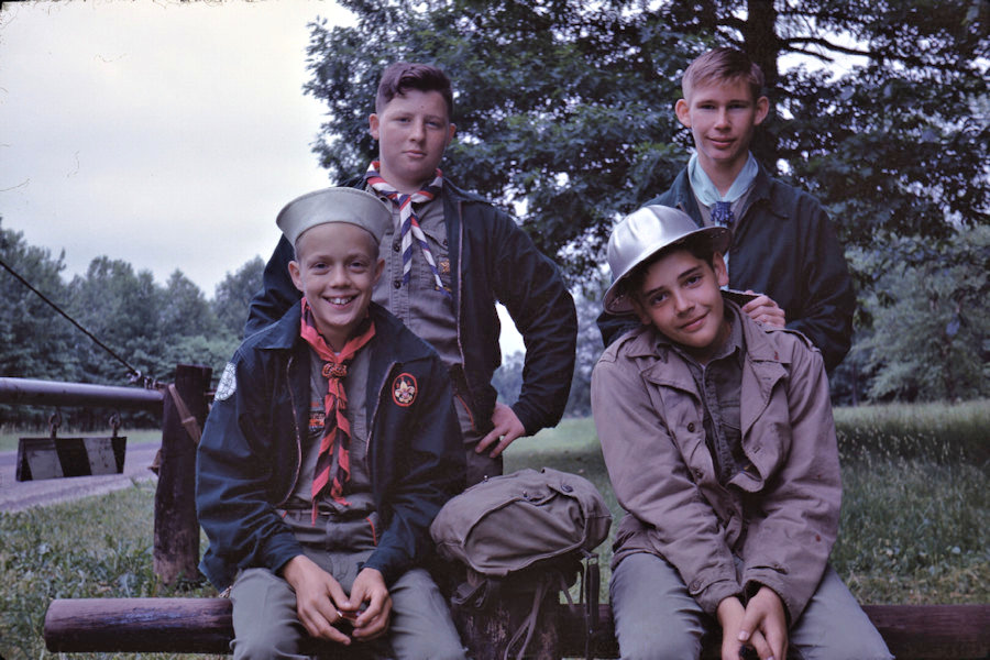 Pre-Philmont 20 Mile Hike - East to West Troop 350 - 1962