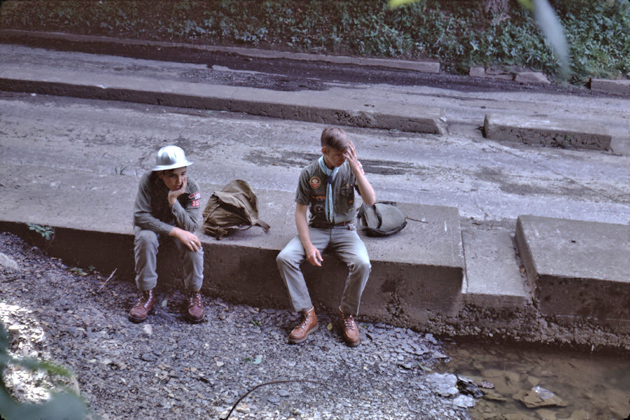 Pre-Philmont 20 Mile Hike - East to West Troop 350 - 1962