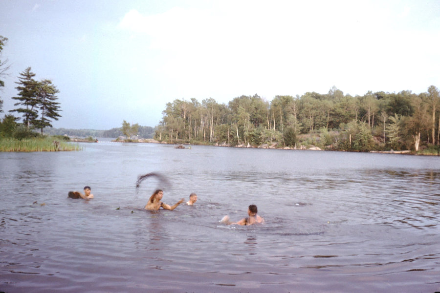 Six Mile Lake Park Scene from Tinnerman trip 1963