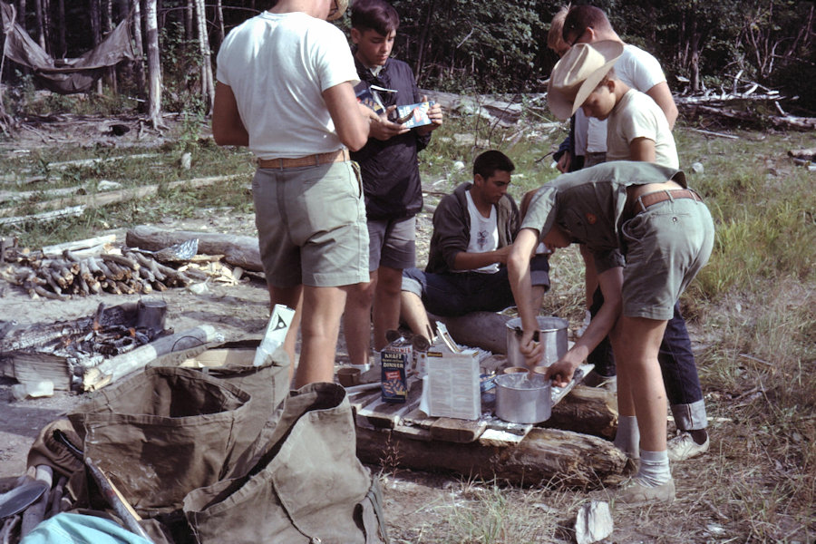 Sturgeon Chutes Scene from Tinnerman trip 1963