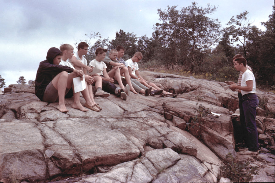 Sturgeon Chutes Scene from Tinnerman trip 1963