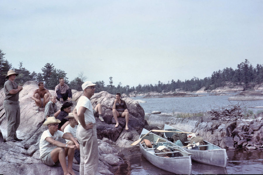 Stop on Bad River Scene from Tinnerman trip 1963