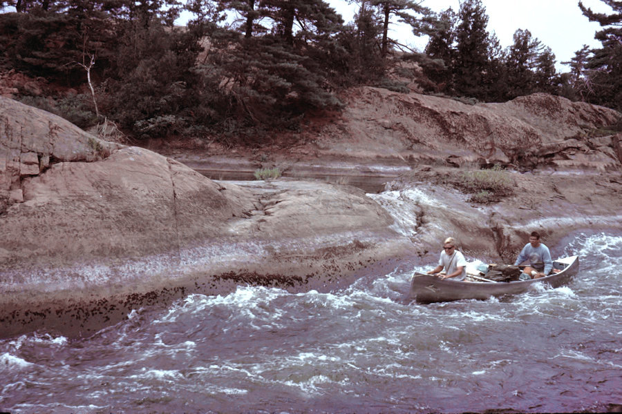 Bad River Rapids Scene from Tinnerman trip 1963