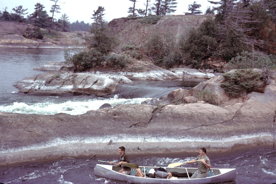 Bad River Rapids Scene from Tinnerman trip 1963