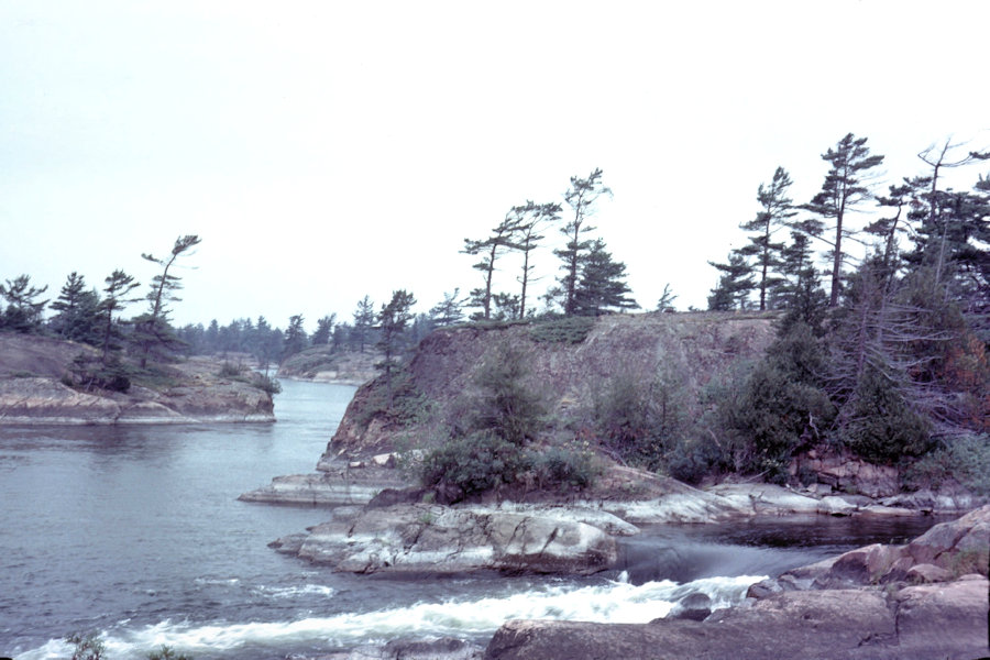 Bad River Rapids Scene from Tinnerman trip 1963