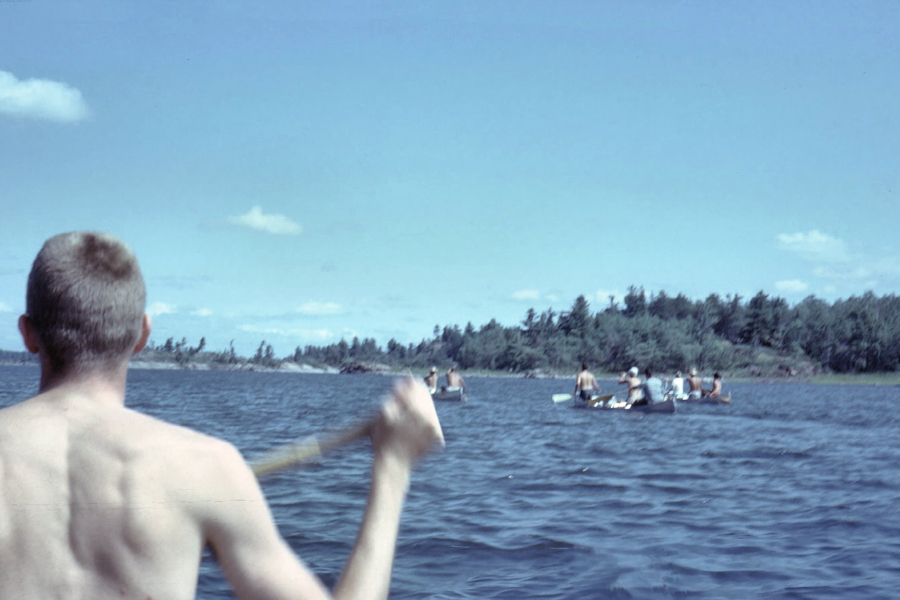 French River Scene from Tinnerman trip 1963
