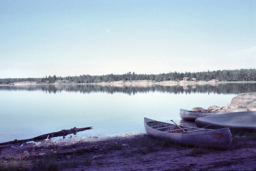 Canoe Trip French River Scene from Tinnerman trip 1963