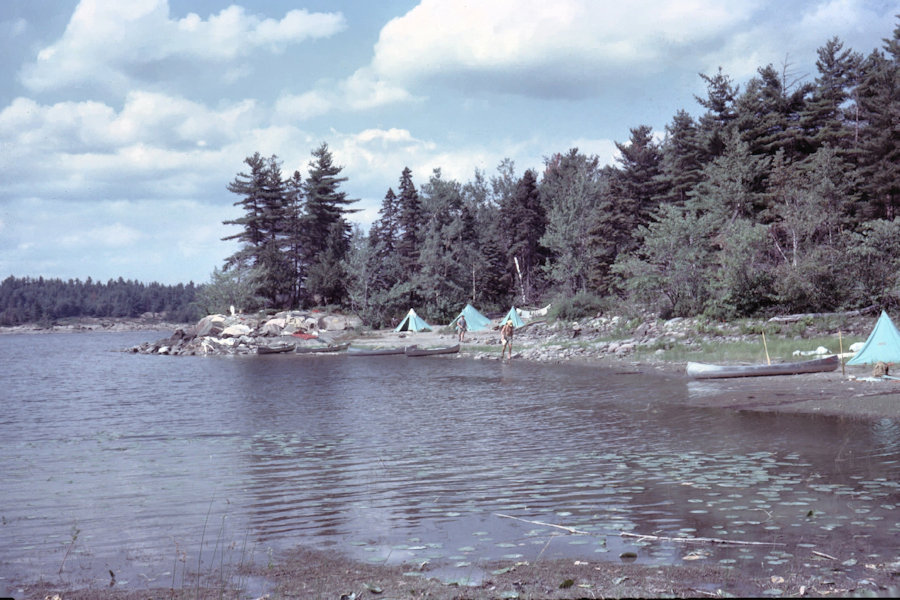 French River Scene from Tinnerman trip 1963