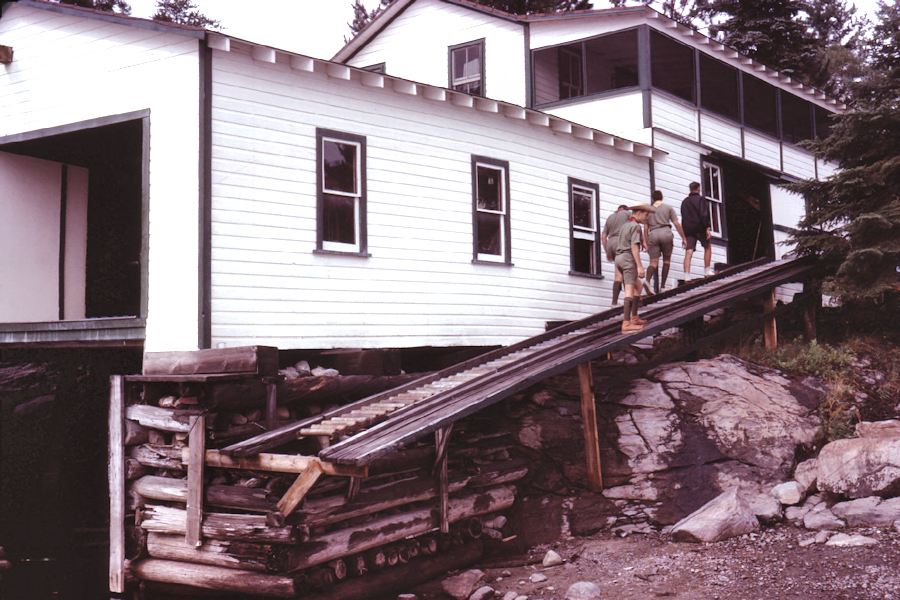 Canoe Trip Tinnerman Camp Scene from Tinnerman trip 1963